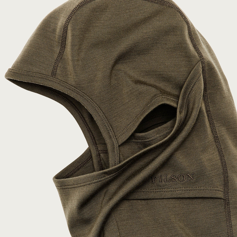 400g merino wool balaclava par Filson | Dark olive (Green)