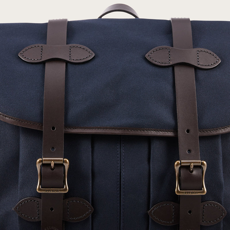 Rugged twill medium field bag by Filson | Navy (Blue)