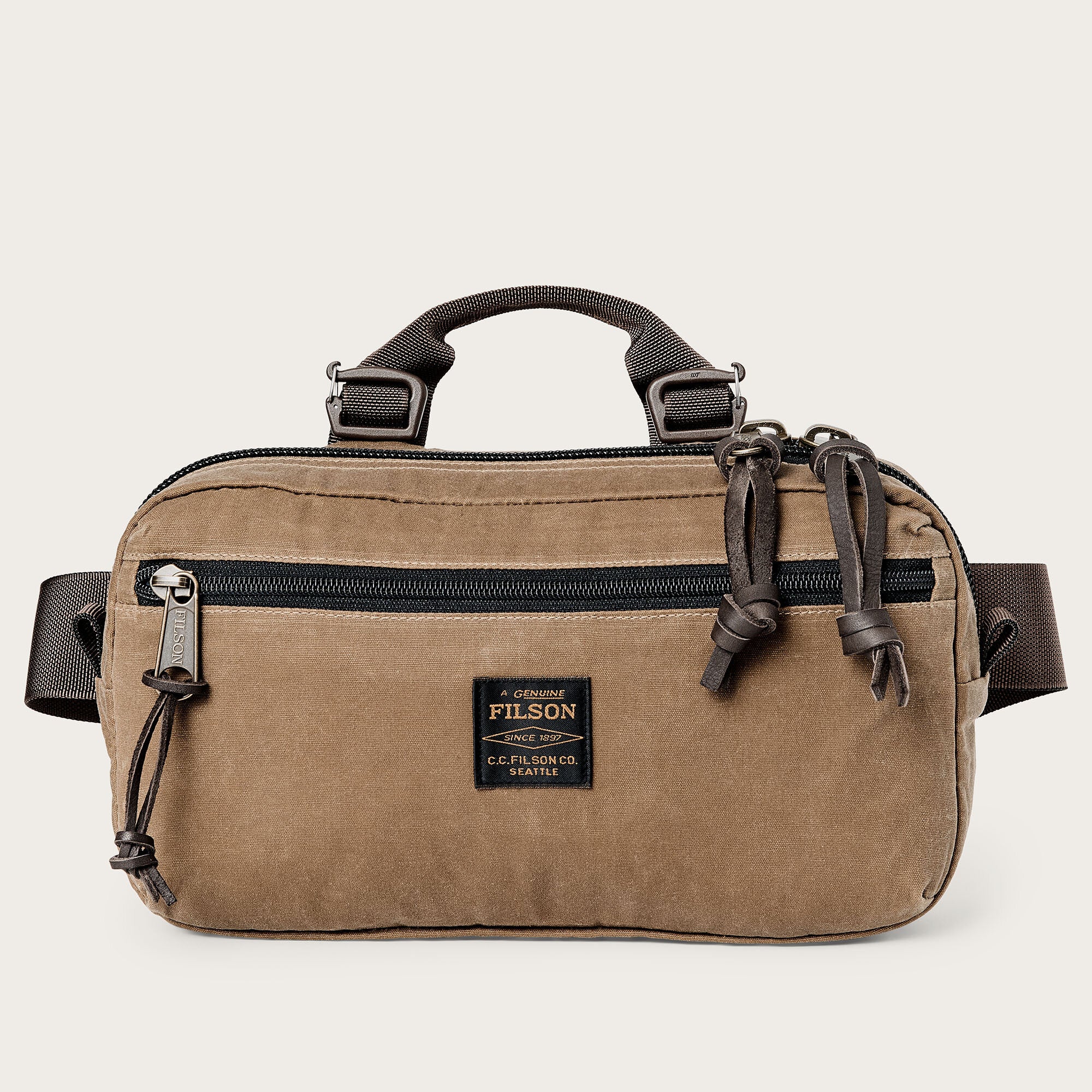 FILSON ボディバッグ Trapper creek modular waistpack by Filson | Dark tan (Beige)