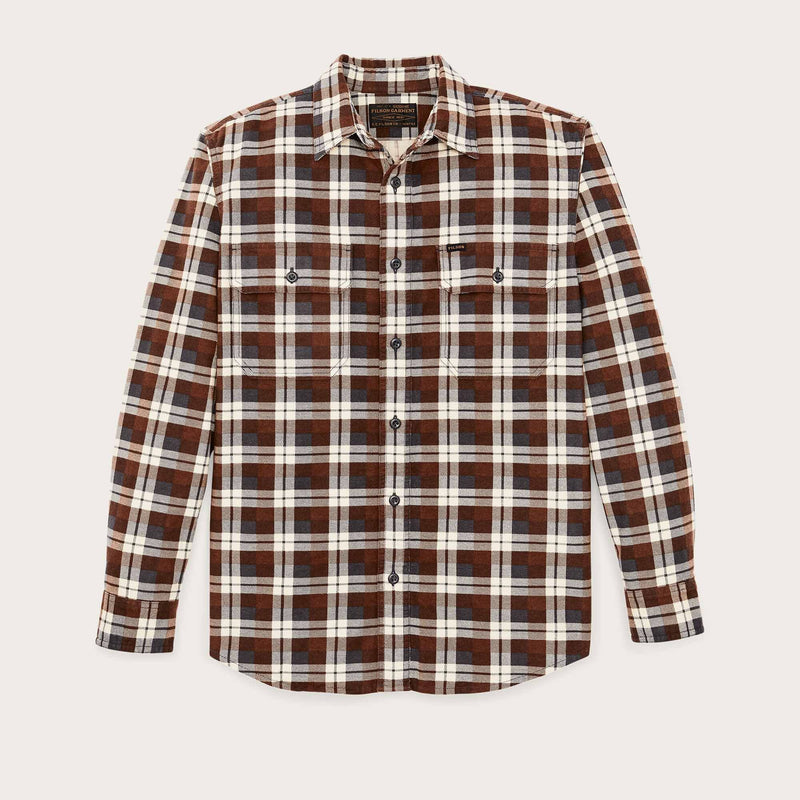 Field flannel shirt by Filson | Brown / gray plaid (Multicolour)