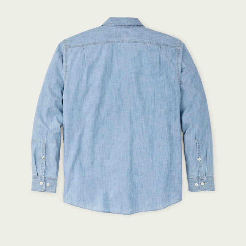 Chambray cpo shirt by Filson | Light indigo chambra (Blue)