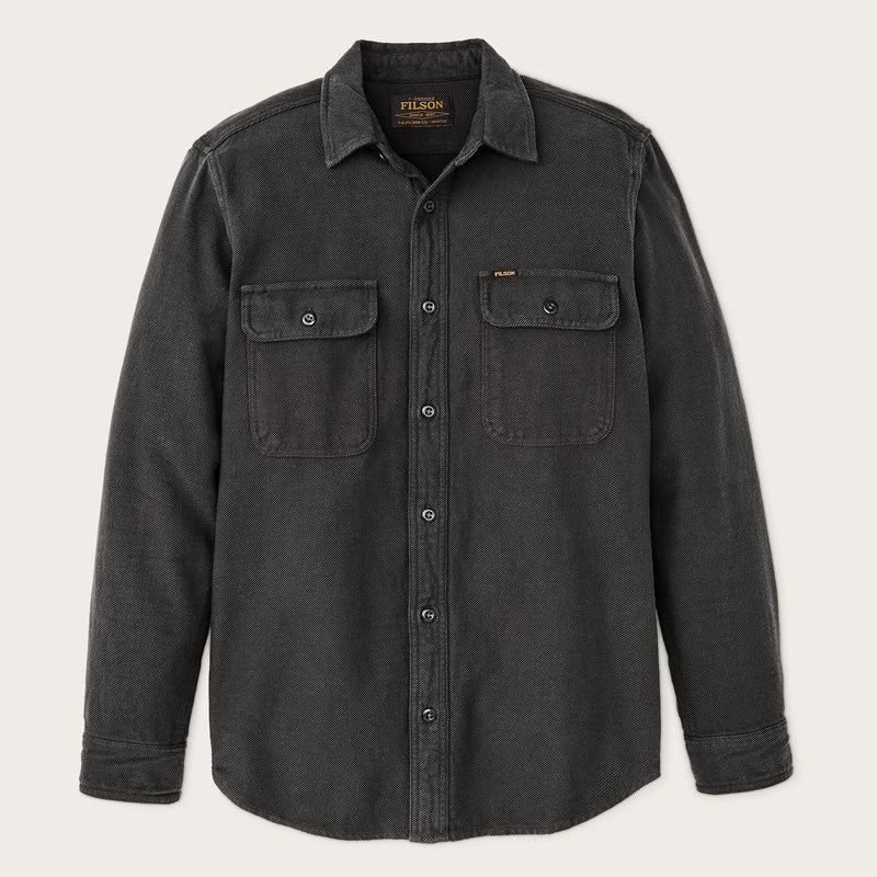 Vintage flannel work shirt by Filson | Charcoal (Black)