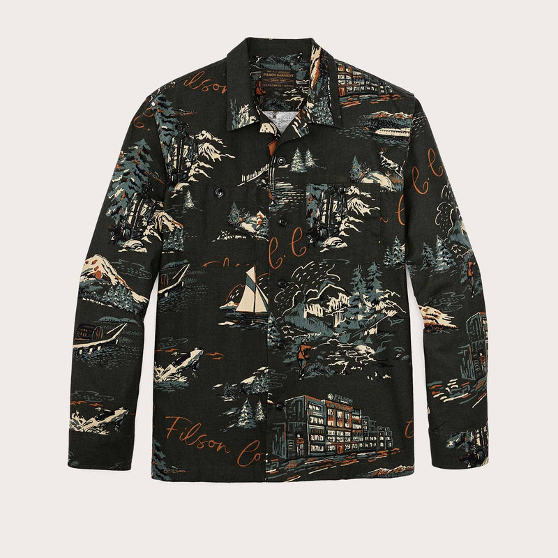 Elk heights camp shirt par Filson | Green northwest (Multicolour)