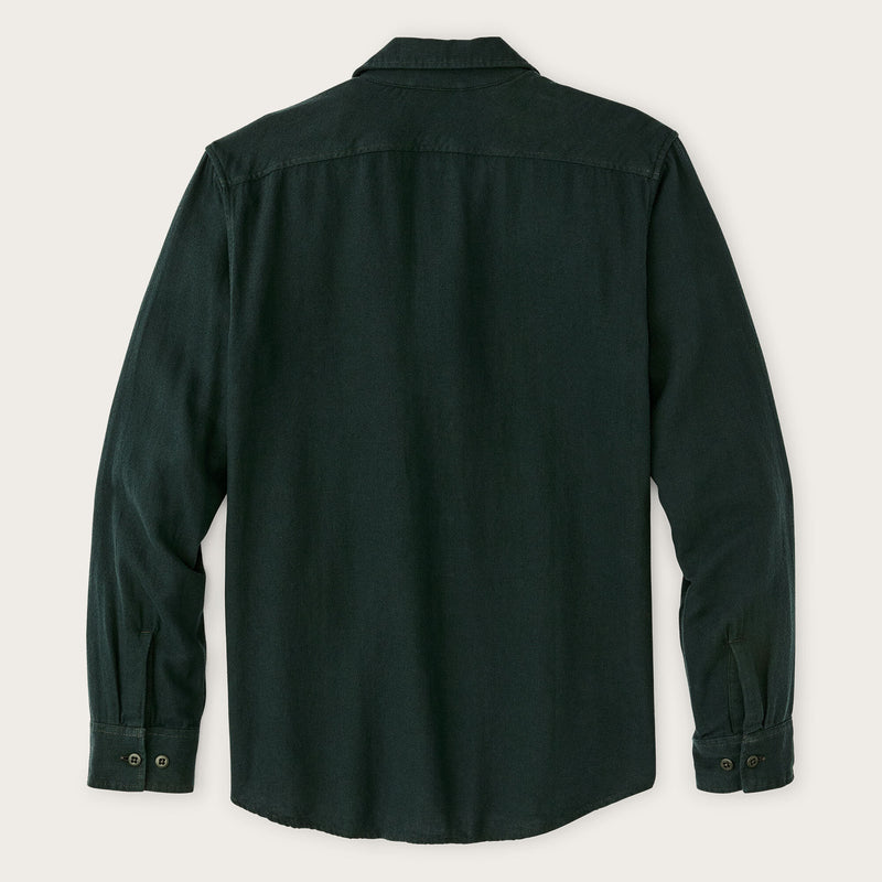 Chemise rangeland en flanelle par Filson | Forest green (Green)