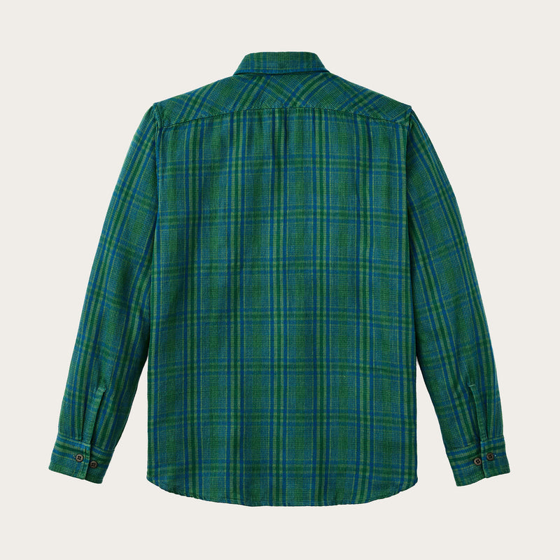 The rangeland flannel shirt par Filson | Green / blue plaid (Multicolour)