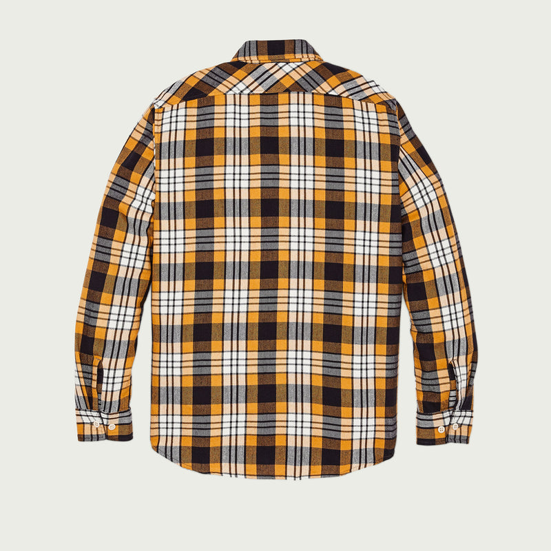 The rangeland flannel shirt by Filson | Yellow / faded black (Orange)