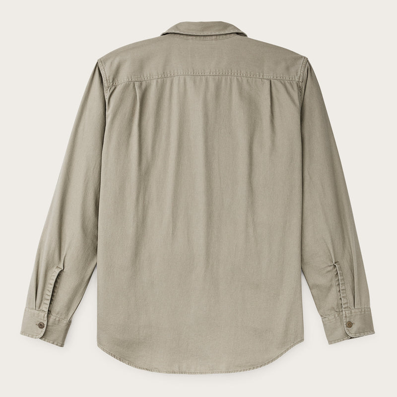Shipwright fine twill shirt par Filson | Gray khaki (Beige)