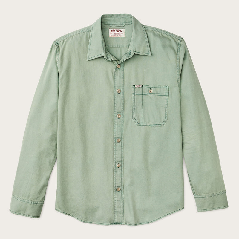 Shipwright fine twill shirt by Filson | Flint green (Green)