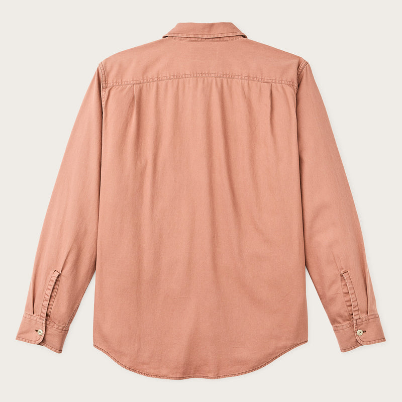 Shipwright fine twill shirt par Filson | Sunburn (Pink)