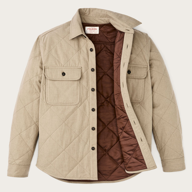 Chemise isolante en flanelle par Filson | Warm khaki (Beige)