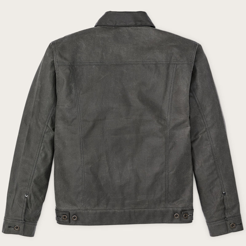 Tin cloth short lined cruiser jacket by Filson | Castor gray (Grey)