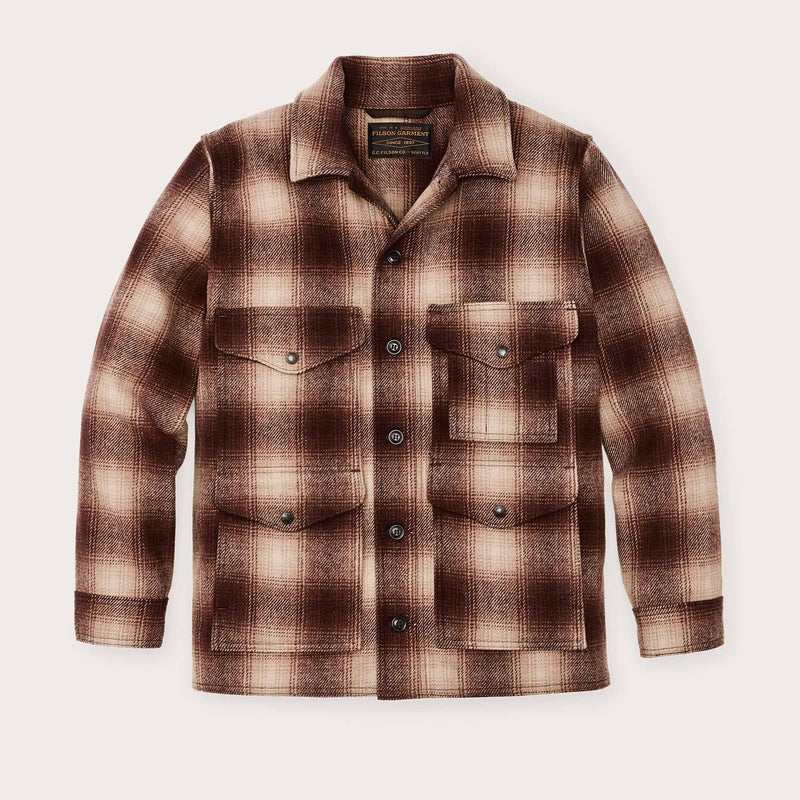 Mackinaw wool cruiser jacket par Filson | Brown tan omb (Brown)