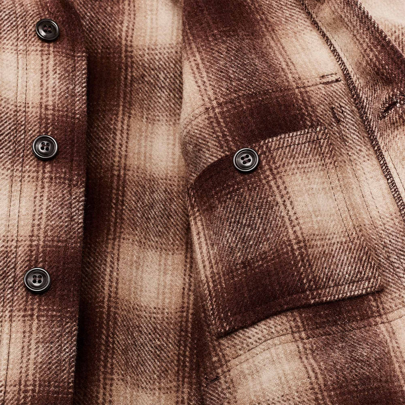 Mackinaw wool cruiser jacket par Filson | Brown tan omb (Brown)