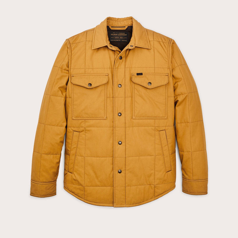Cover cloth quilted jac-shirt par Filson | Yellow ochre (Yellow)
