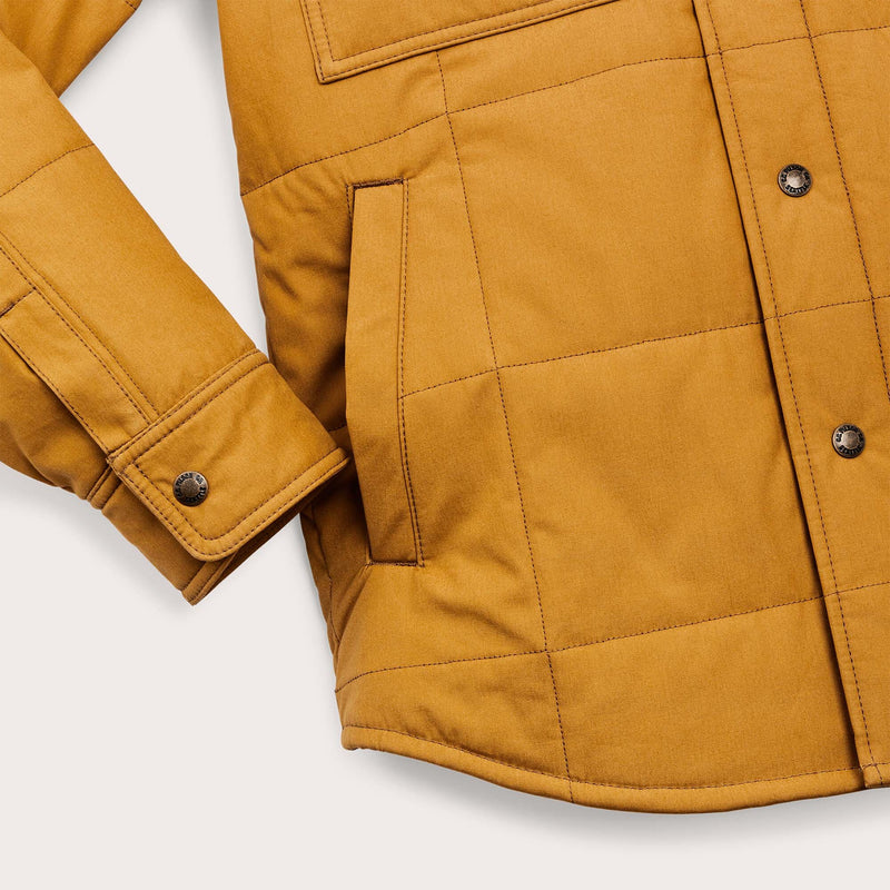 Cover cloth quilted jac-shirt par Filson | Yellow ochre (Yellow)