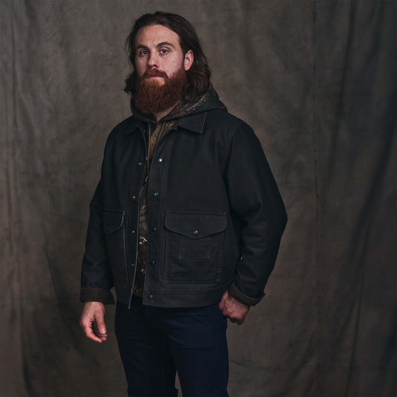 Jungle cloth work jacket par Filson | Cinder (Grey)