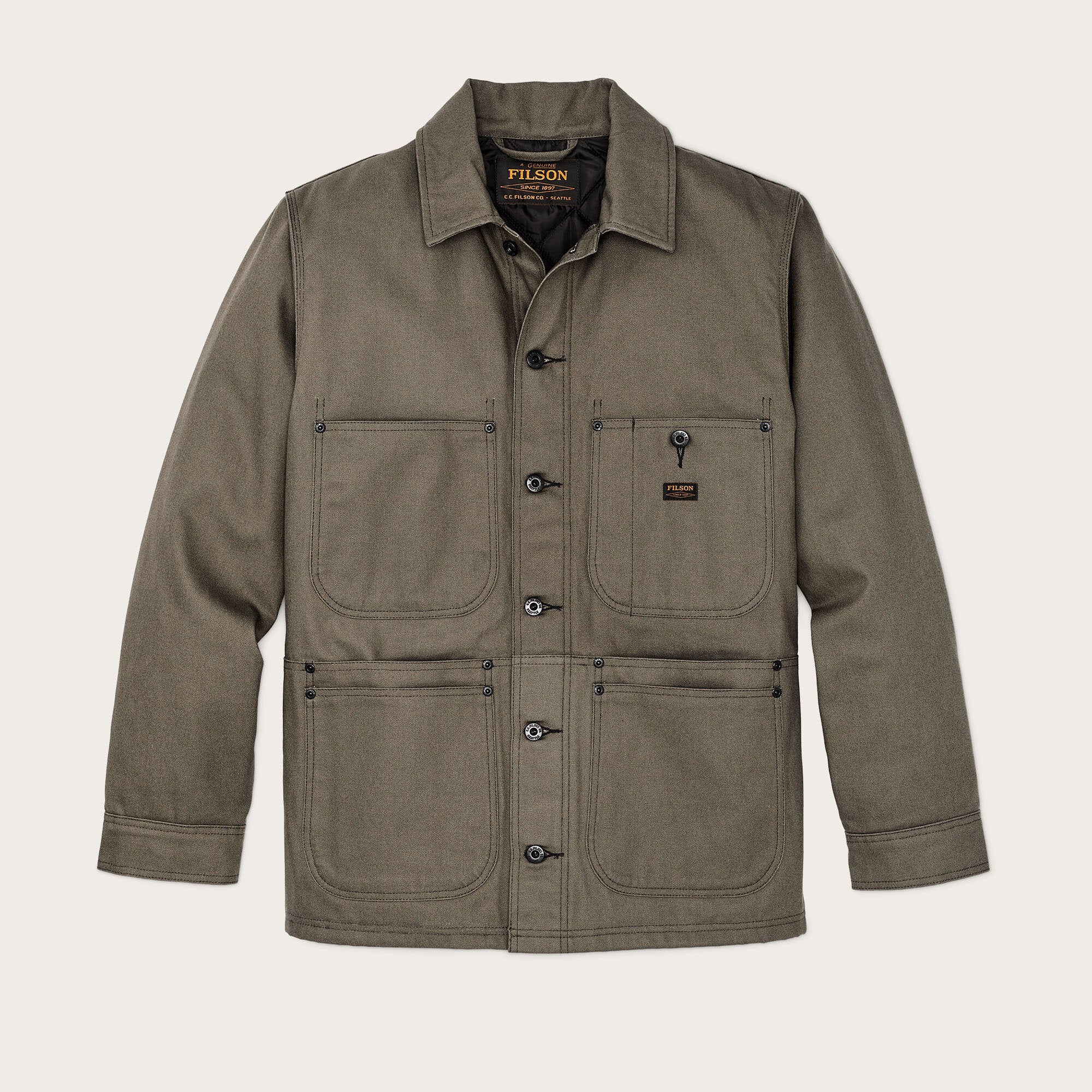 Worksmith insulated jacket by Filson | Tarmac (Grey)