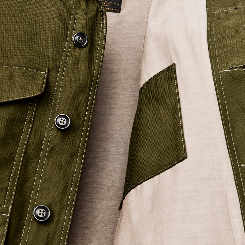 Heritage cotton cruiser by Filson | Otter green (Green)