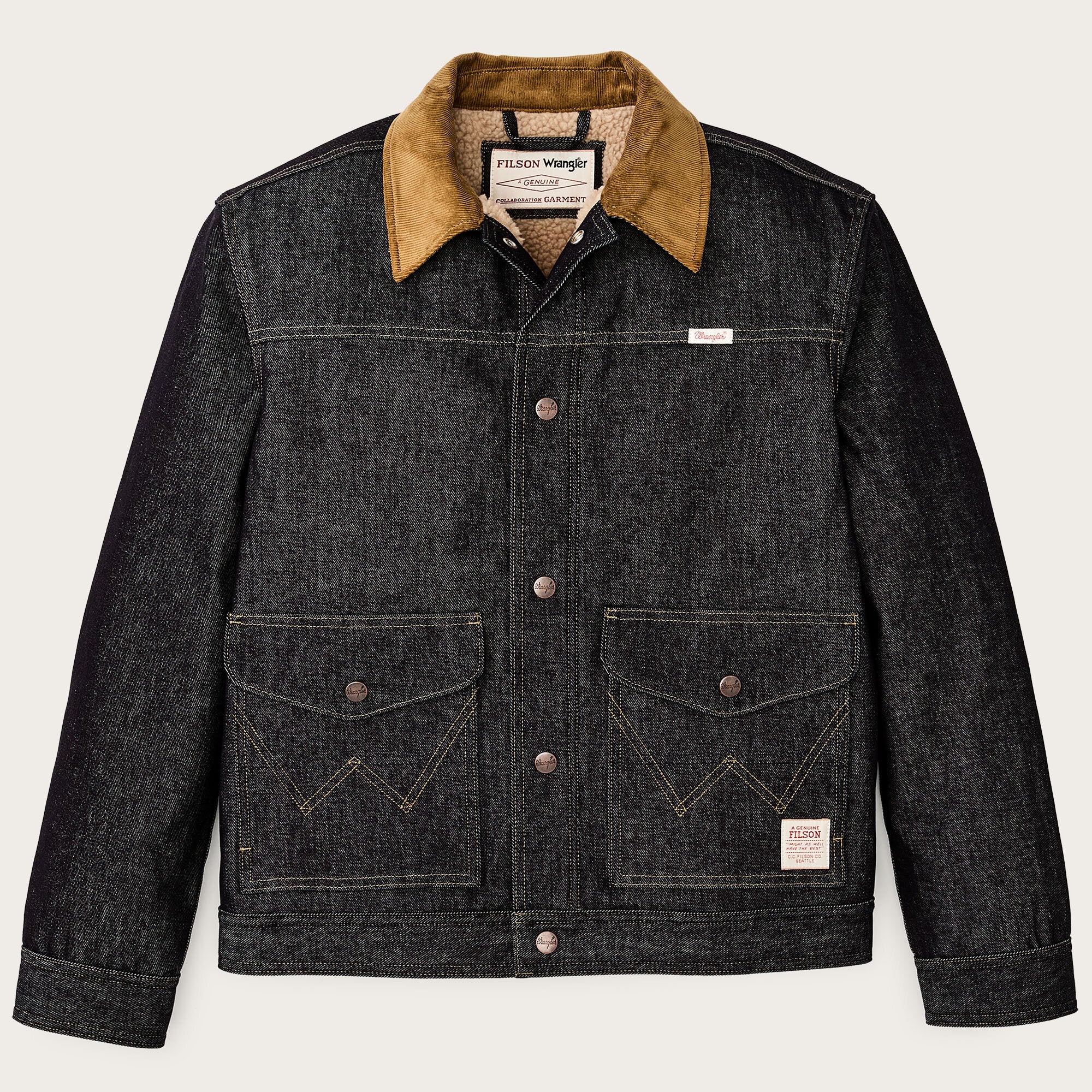 Wrangler x filson denim work jacket by Filson | Indigo
