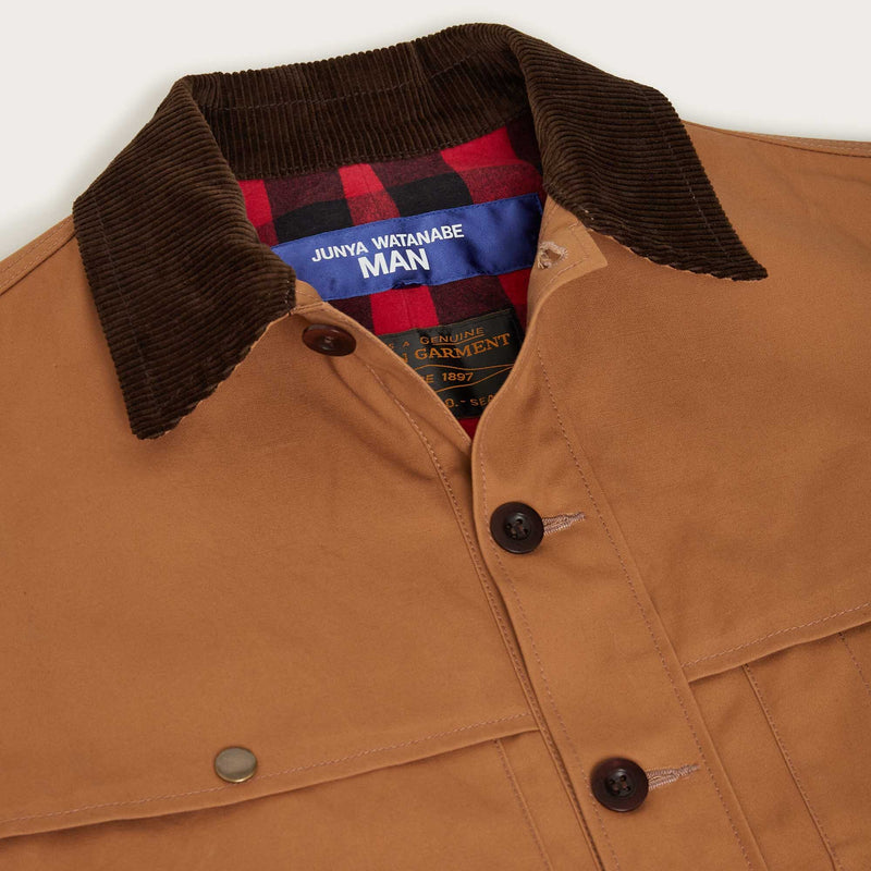Trench-coat cruiser en coton filson x junya watanabe par Filson | Beige / black red (Brown)