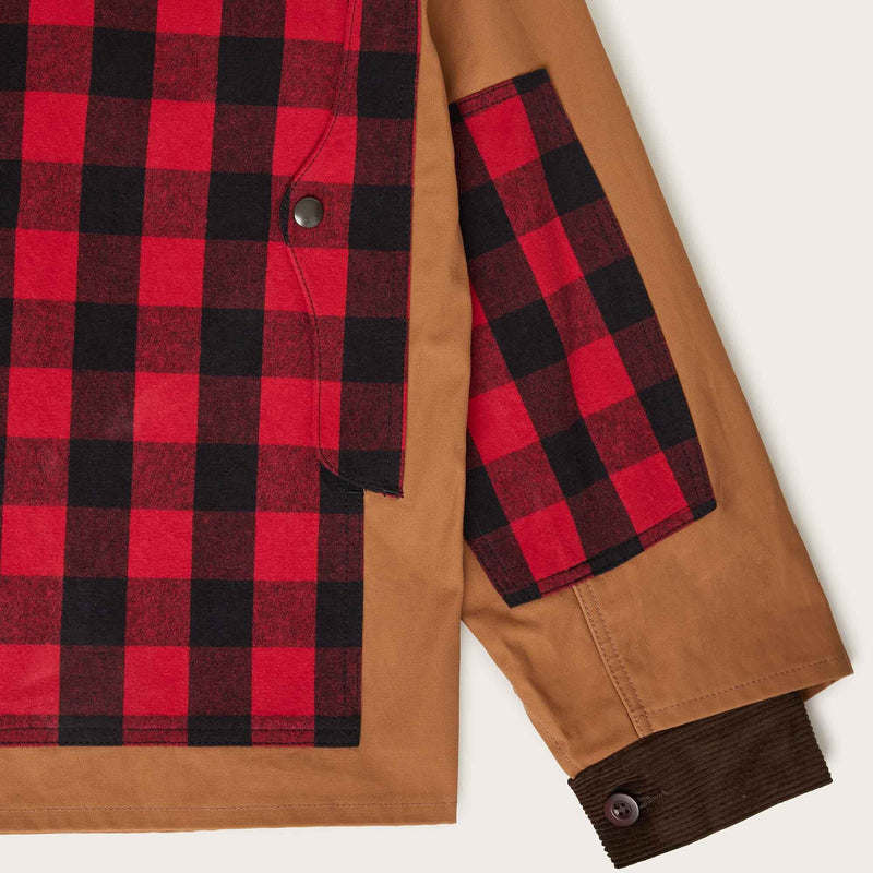 Trench-coat cruiser en coton filson x junya watanabe par Filson | Beige / black red (Brown)