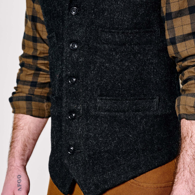 Western vest by Filson | Charcoal (Grey)