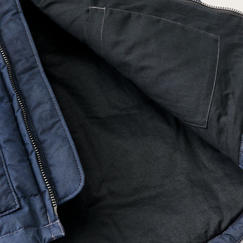Gilet duvet ciré par Filson | Night sky