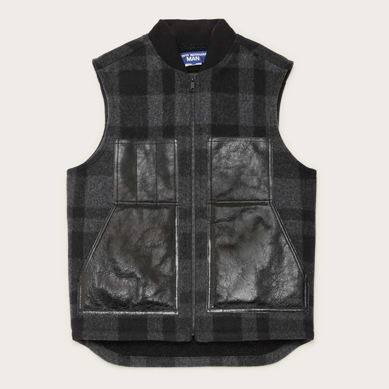Gilet en laine filson x junya watanabe par Filson | Grey / black black (Black)