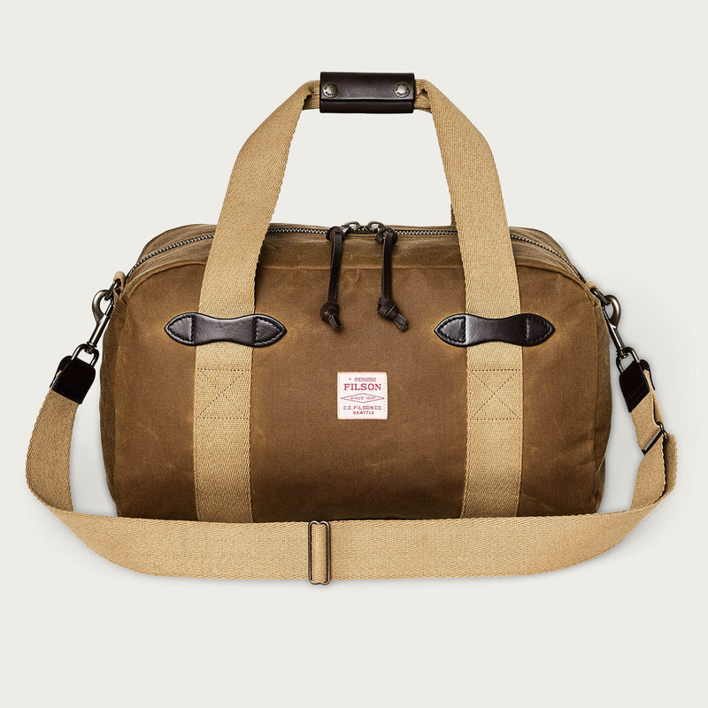 Tin cloth small duffle bag par Filson | Dark tan (Brown)