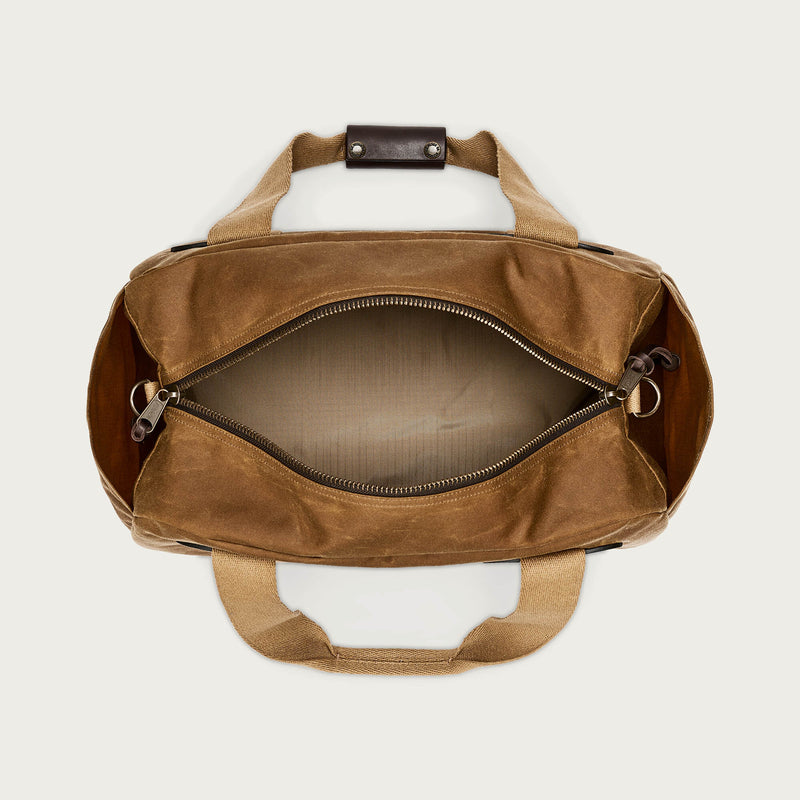 Tin cloth small duffle bag par Filson | Dark tan (Brown)