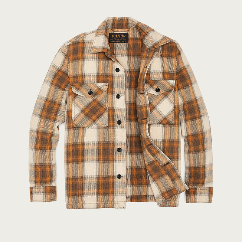 Deer island jac-shirt by Filson | Orange / brown shado (Orange)