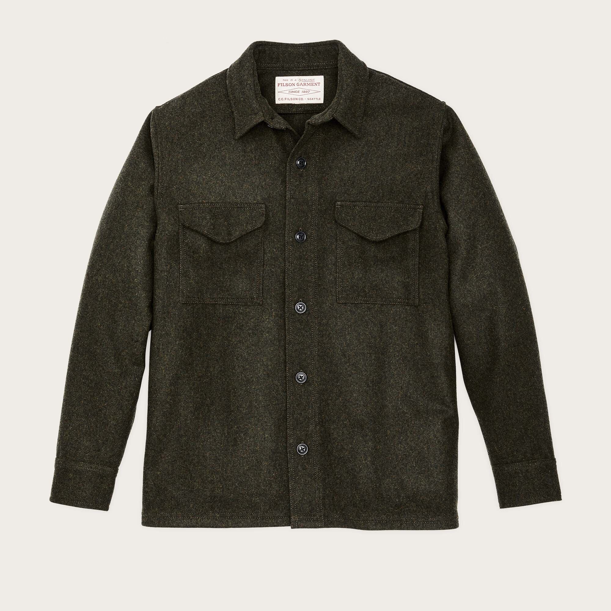 新品未使用 filson wool jac-shirt Sサイズ Wool jac-shirt by Filson | Forest green (Green)