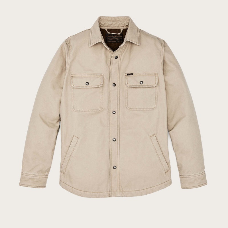 Fleece-lined jac-shirt par Filson | Gray khaki (Beige)