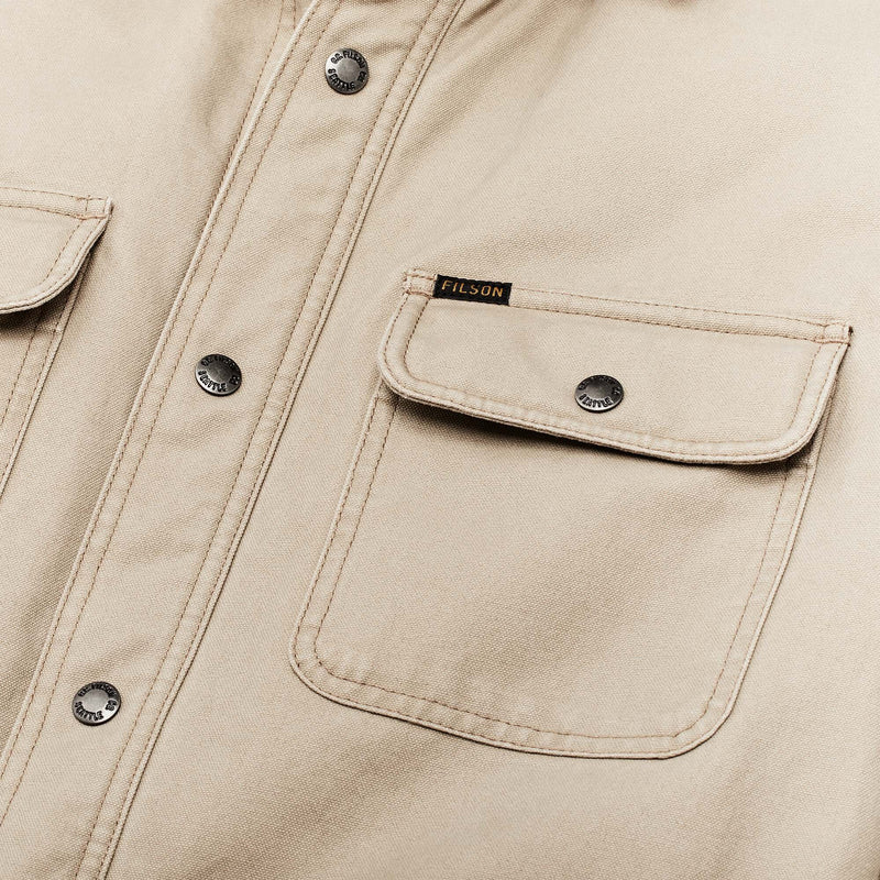 Fleece-lined jac-shirt par Filson | Gray khaki (Beige)