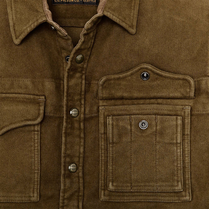 Beartooth jac-shirt by Filson | Marsh olive blanket (Brown)