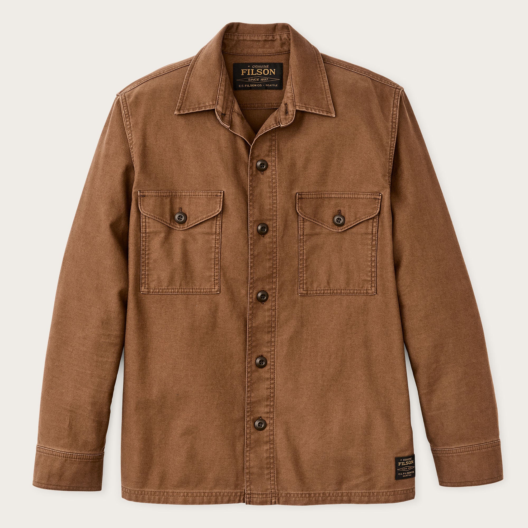 Clarkston jac-shirt by Filson Labrador brown (Brown)