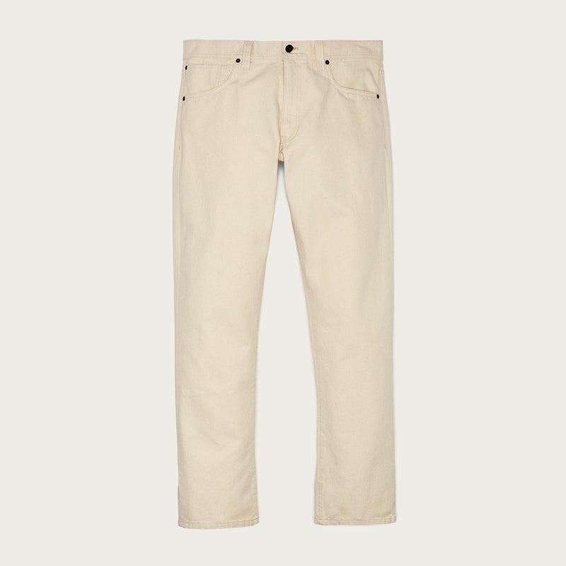 Dry tin cloth 5-pocket pants par Filson | Natural seed (Beige)