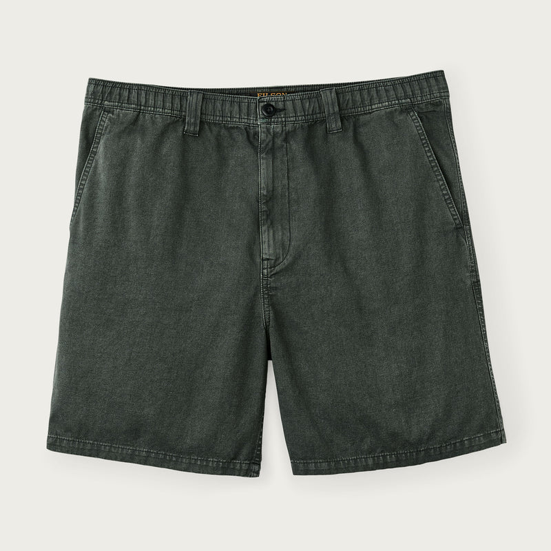 Oakville canvas shorts by Filson | Gravel (Grey)