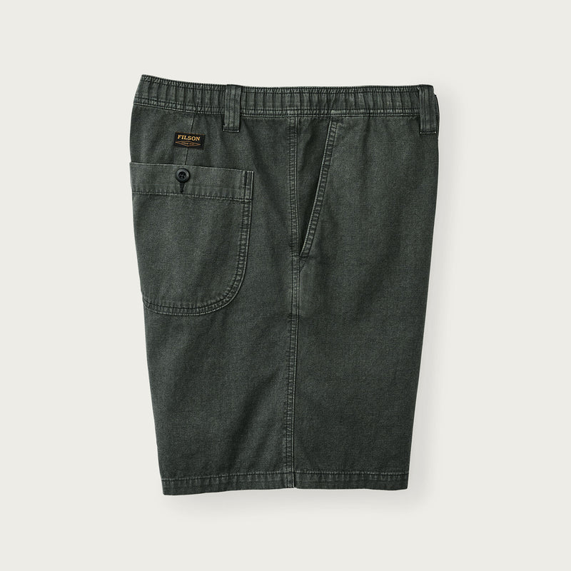 Oakville canvas shorts by Filson | Gravel (Grey)