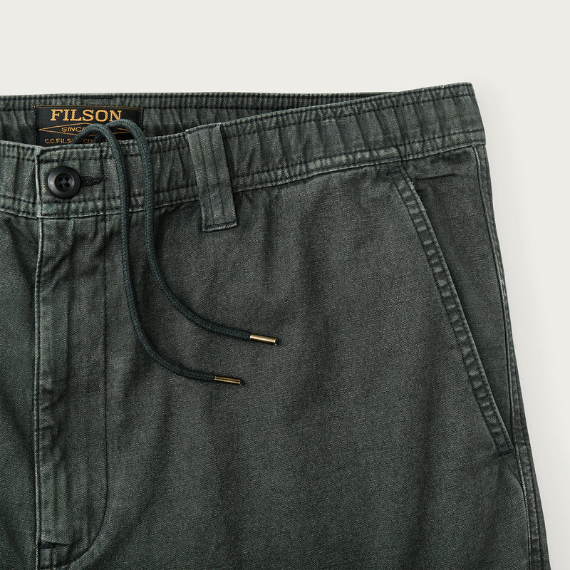 Oakville canvas shorts by Filson | Gravel (Grey)