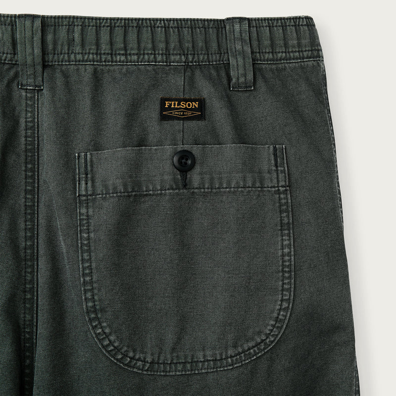 Oakville canvas shorts by Filson | Gravel (Grey)