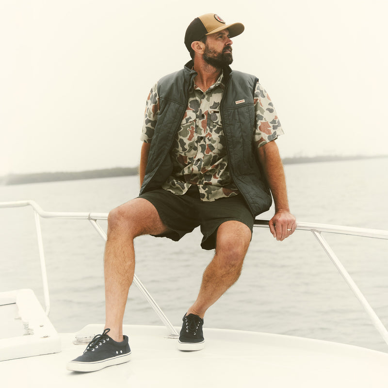 Oakville canvas shorts by Filson | Gravel (Grey)