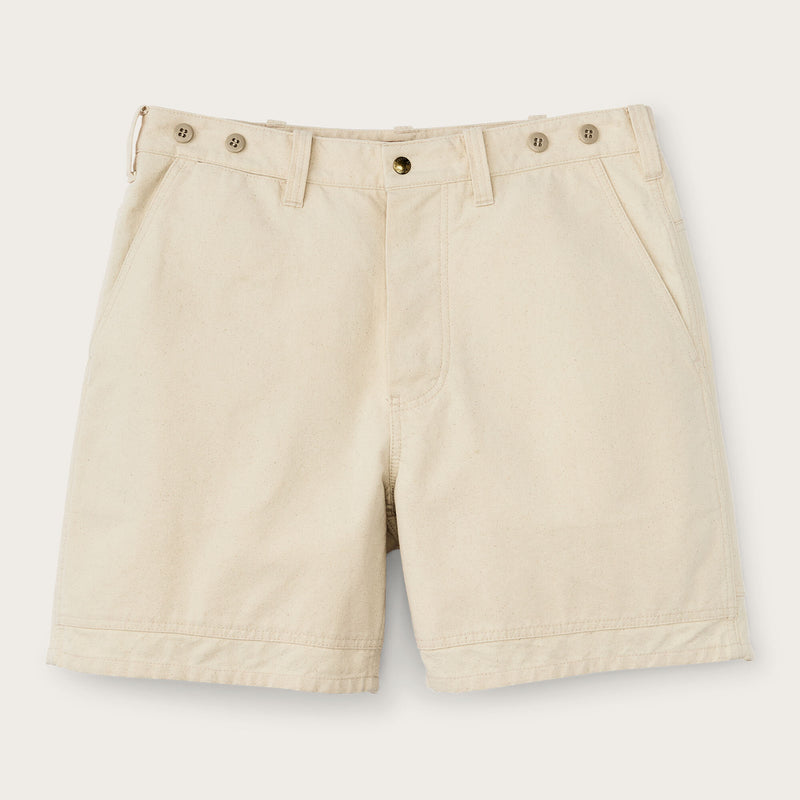 Dry tin cloth shorts by Filson | Natural seed (Beige)