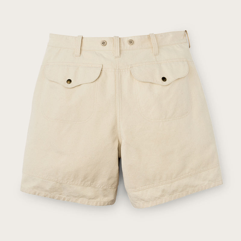 Dry tin cloth shorts by Filson | Natural seed (Beige)