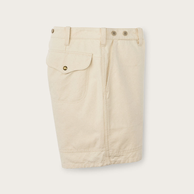 Dry tin cloth shorts by Filson | Natural seed (Beige)