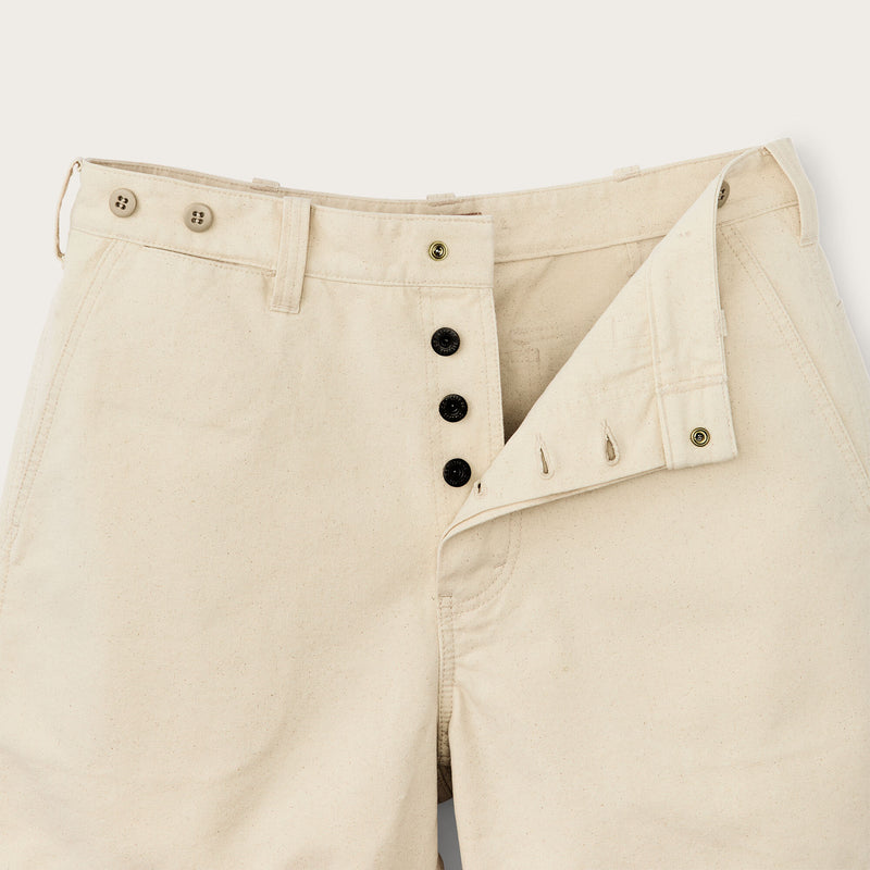 Dry tin cloth shorts by Filson | Natural seed (Beige)