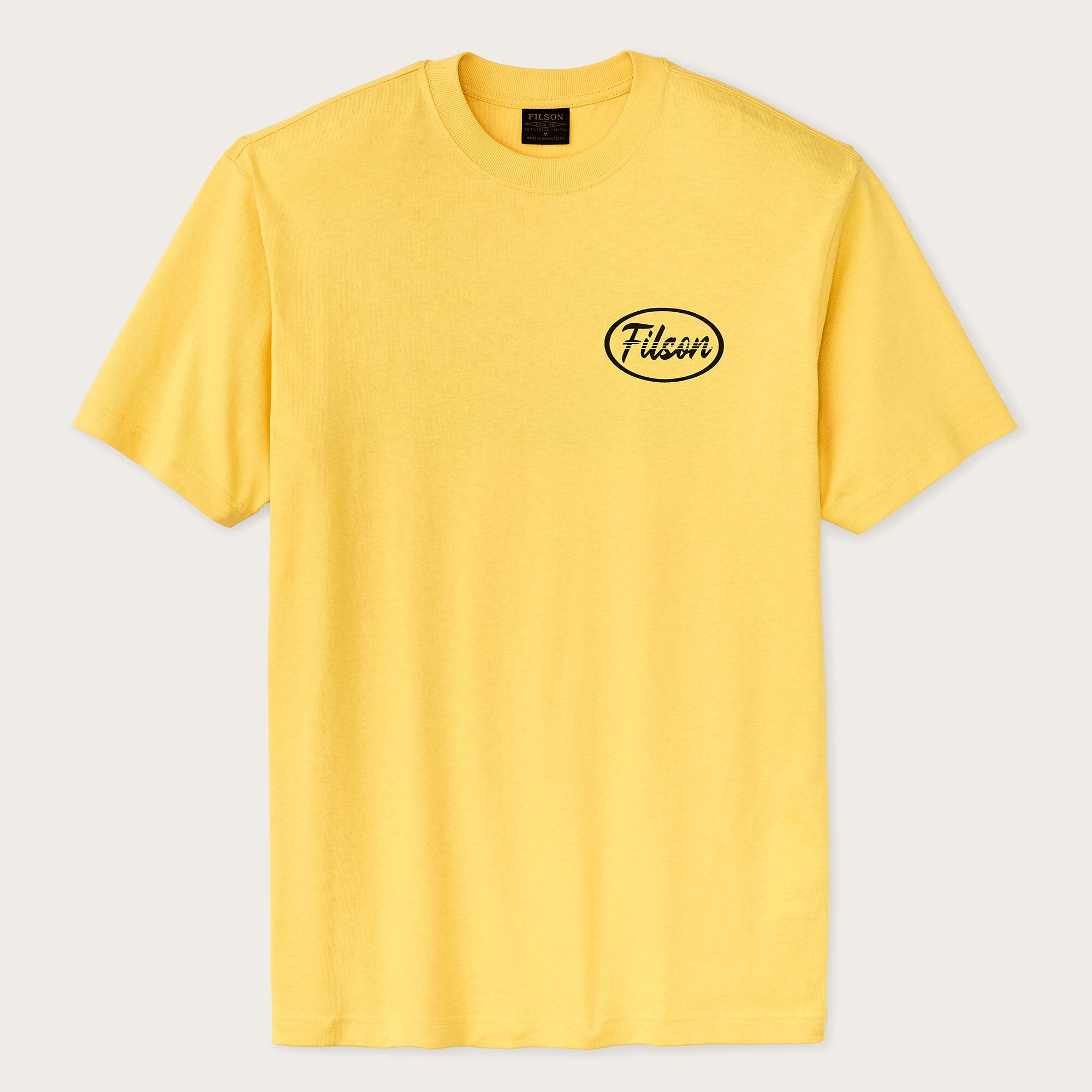 Tシャツ・カットソー FILSON Men T-shirt Yellow FMTEE0115 K 0077 722 FILSON: T-shirt men - Yellow | Filson t-shirt FMTEE0115 K