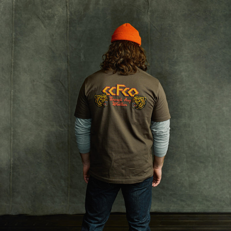 Frontier graphic t-shirt by Filson | Dark brown / any wea (Brown)