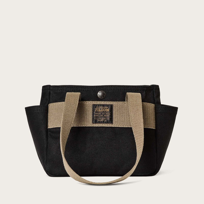 Rugged twill small open tote bag par Filson | Black (Black)