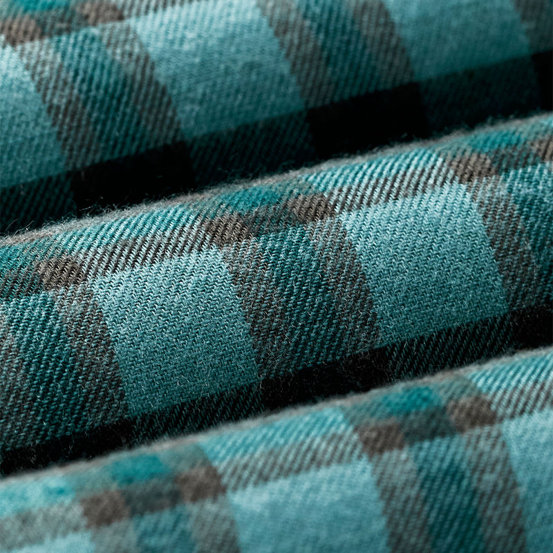 Women’s gathered hem shirt by Filson | Blue / navy plaid (Blue)